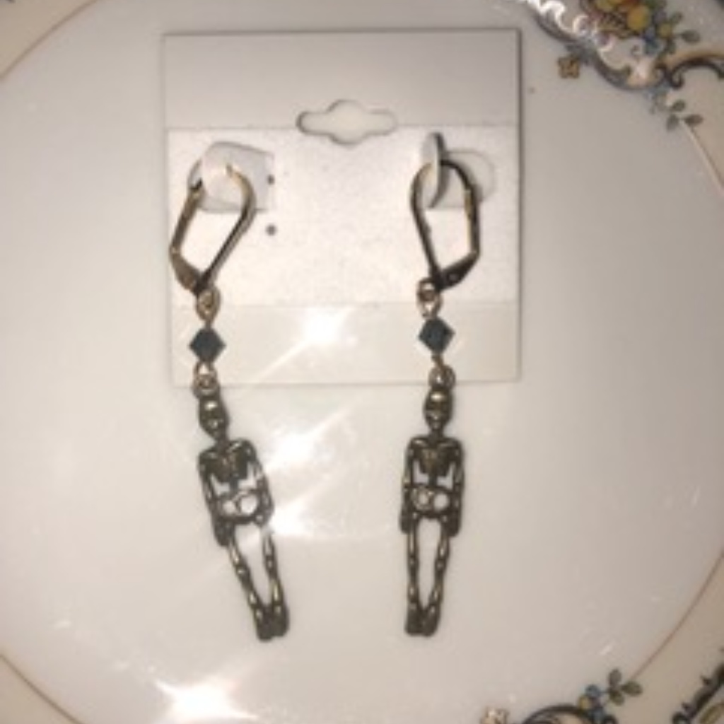Halloween Skeleton Earrings!!